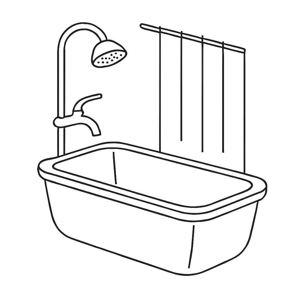 Douche et baignoire