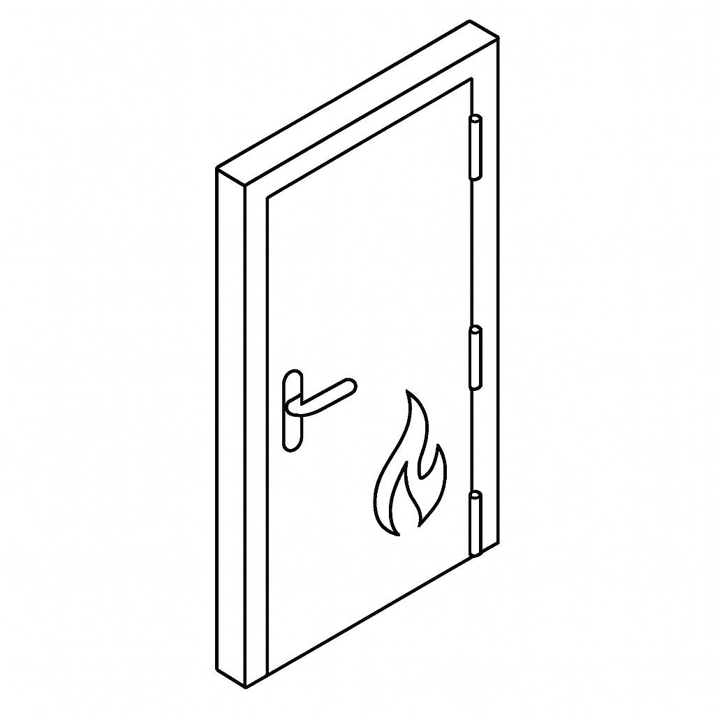 Porte anti feu 30min