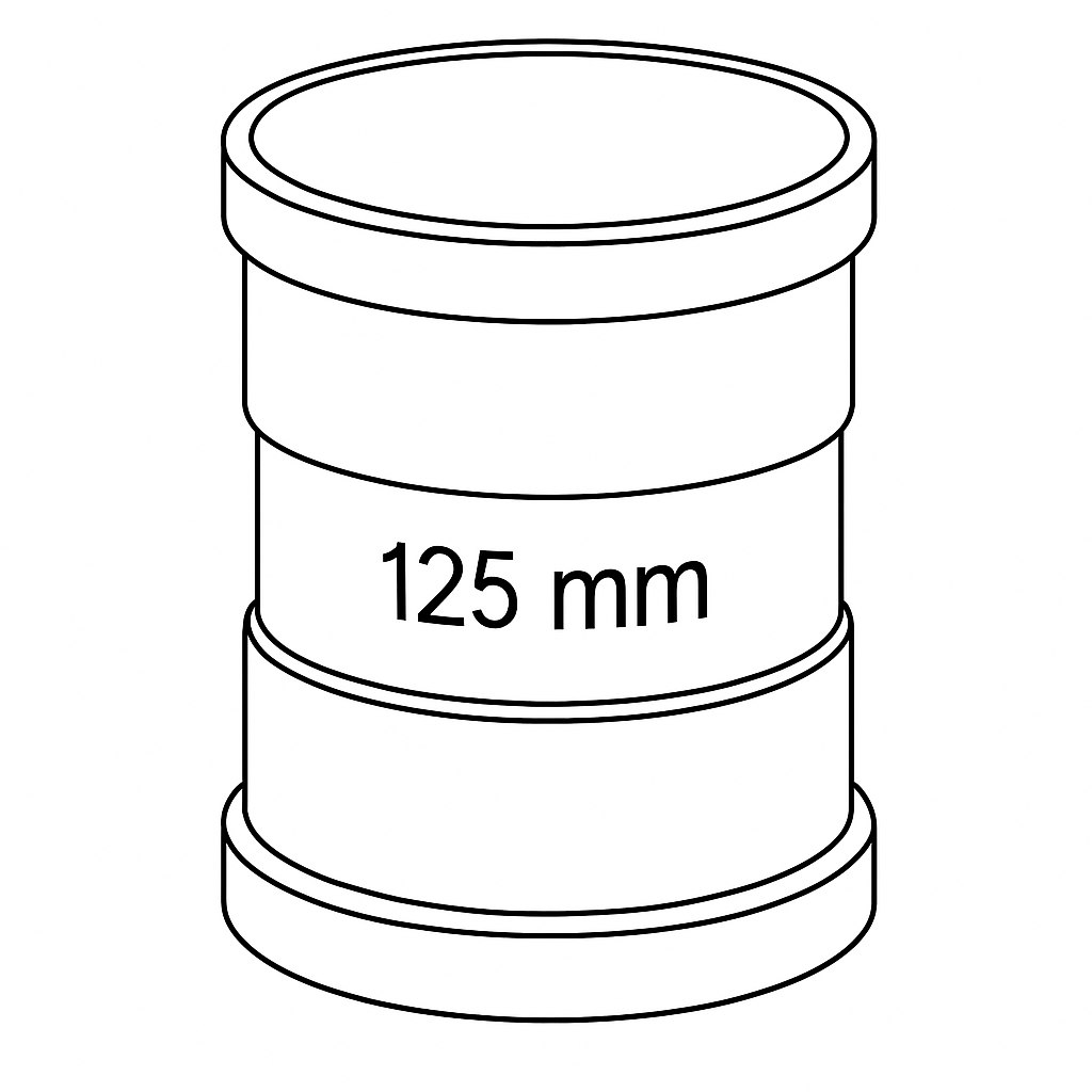 PVC 125mm