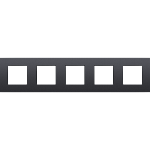 five-fold horizontal anthracite plate