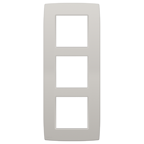 plaque-triple-verticale-gris-clair