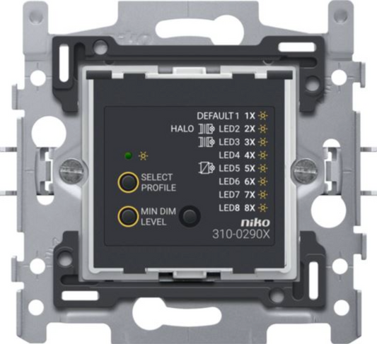 push-button dimmer base