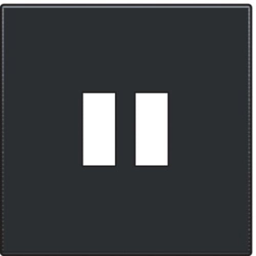 black usb charger cover