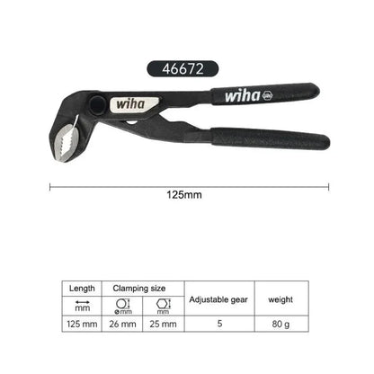 wiha-46672-mini-waterpomptang-met-5-snelverstelbare-posities-met-één-hand-verstelbare-5-inch-precisie-handgereedschap
