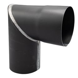 Coude rond 100 angle 87D noir