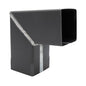 Coude carré 100 angle 87D noir
