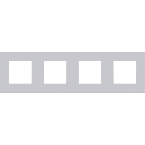 quadruple-horizontal-grey-aluminum plate
