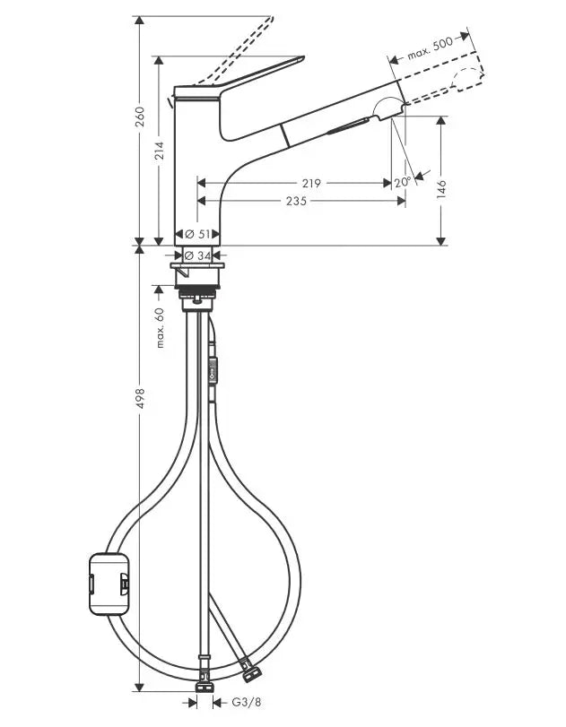 hansgrohe-mitigeur-cuisine-av-douchette