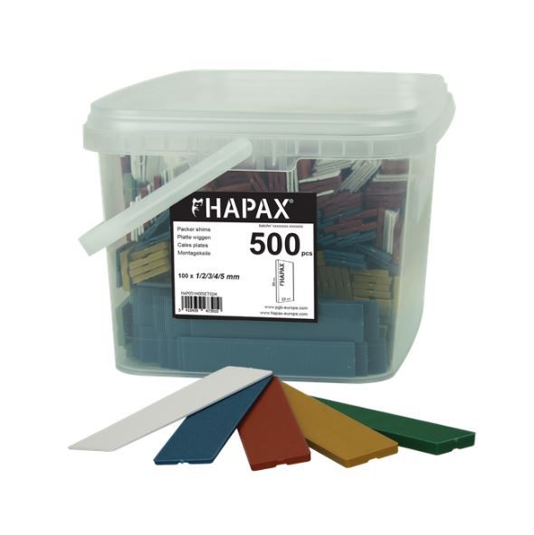 hapax-assortiment-vlakke-shims-22x95-500