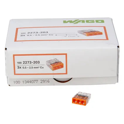 wago-3-gaten-oranje-100st-doos