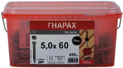 hapax-hardwood-screws-5x60-a2-set-bucket